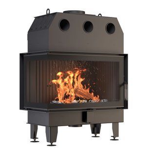 Камінна топка BOKAR 855047 L (17,0 kW ) black ceramatex 855047 L/R фото