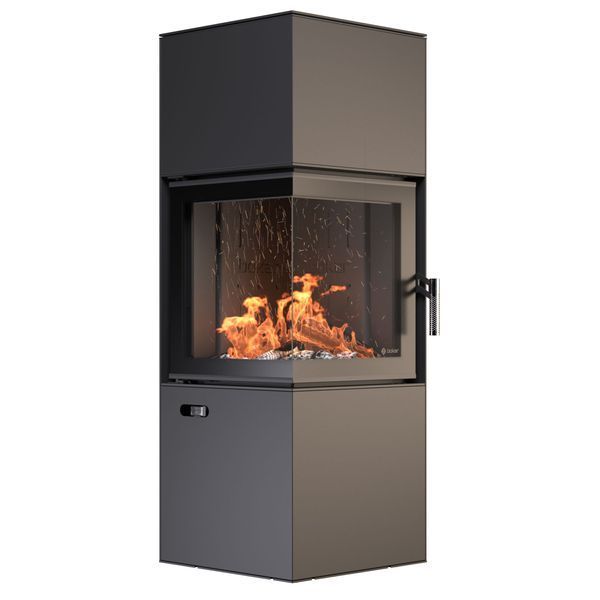 Стальная печь BOKAR Forum (9,2 kW) Black Ceramtex 222414 фото