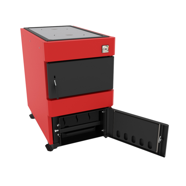 Твердотопливный котёл MARTEN Base MB-17V, 17 кВт, с двойной варочной поверхностью marten-MB-17V фото