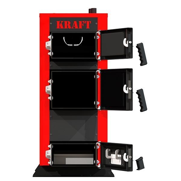 Твердотопливный котёл KRAFT E new 20 кВт, механическое управление kraft-E-NEW-20-M фото